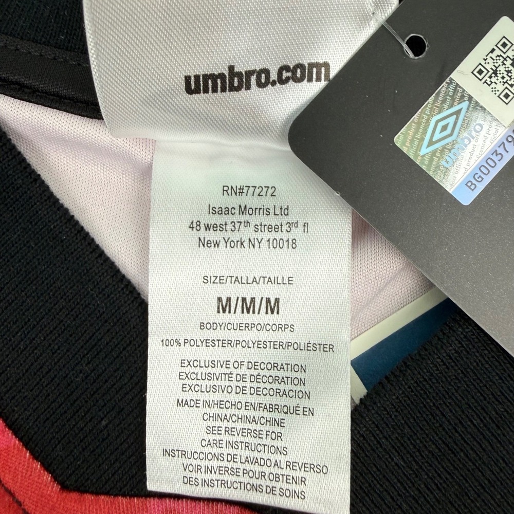 Umbro Mexico Soccer Mens M/L Oversized Red Green Black Gradient‎ Logo Print NWT - Picture 4 of 5